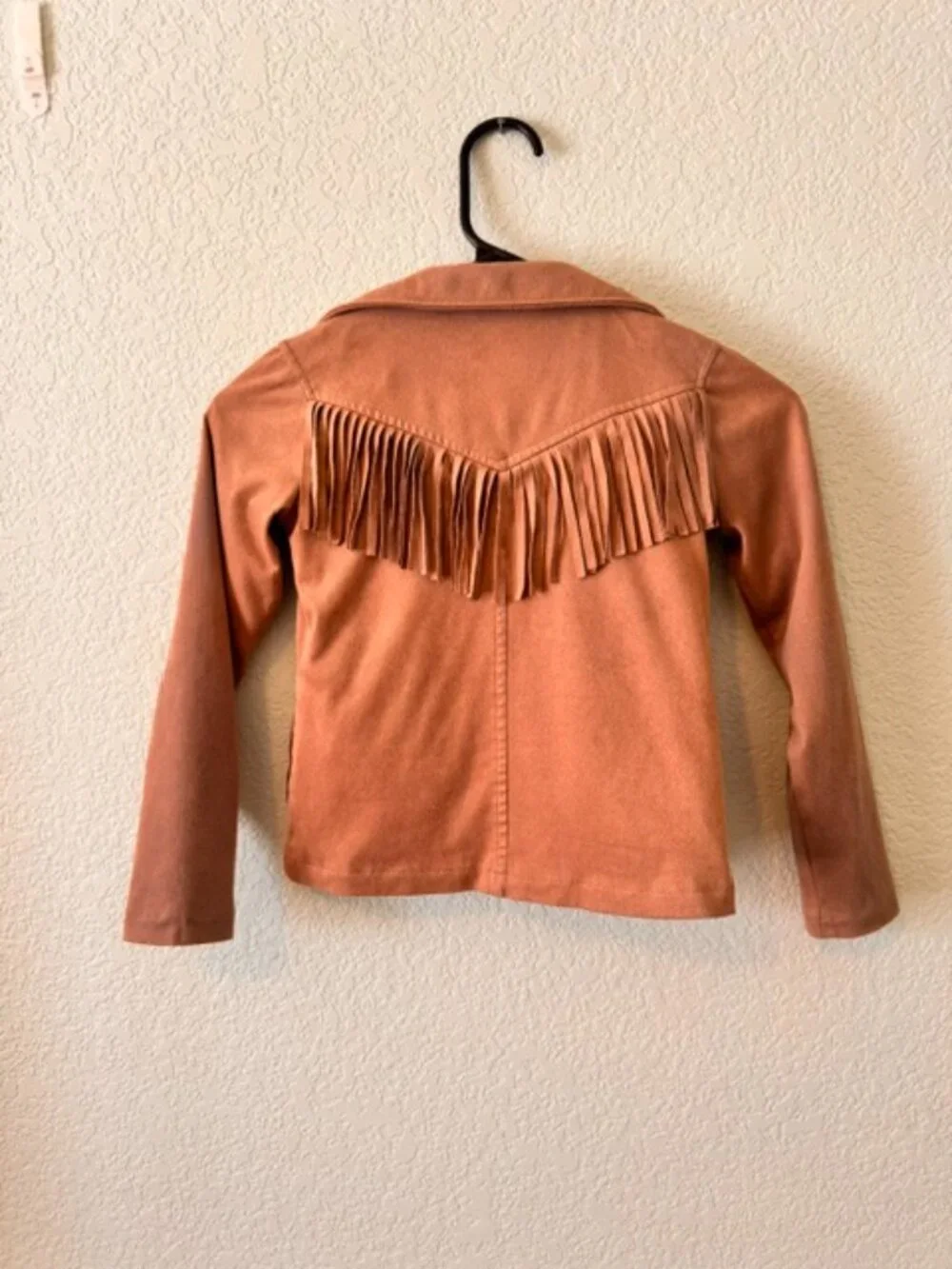 Girls XS Shyanne Faux Suede Fringe Western Jacket